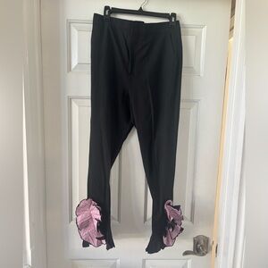 Black Zara Embellished Pants